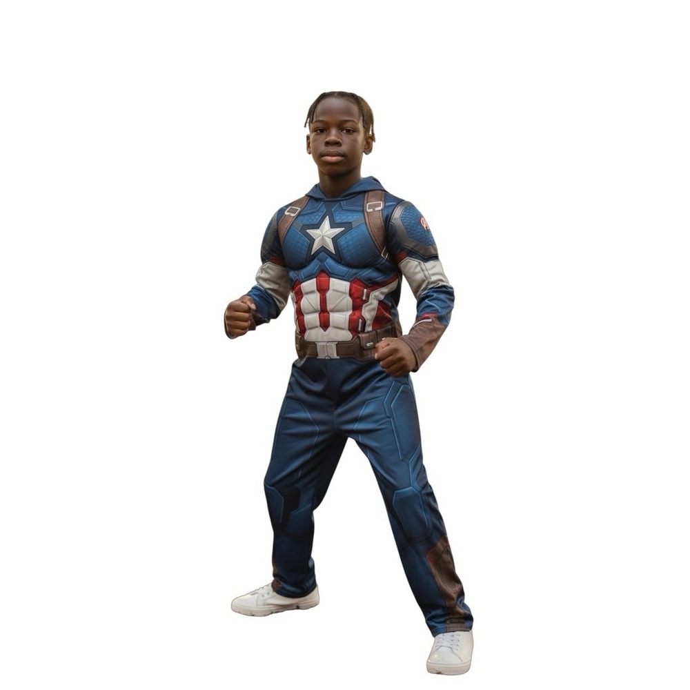 DISNEY Marvel Superhero Captain America costume kids size 11/12